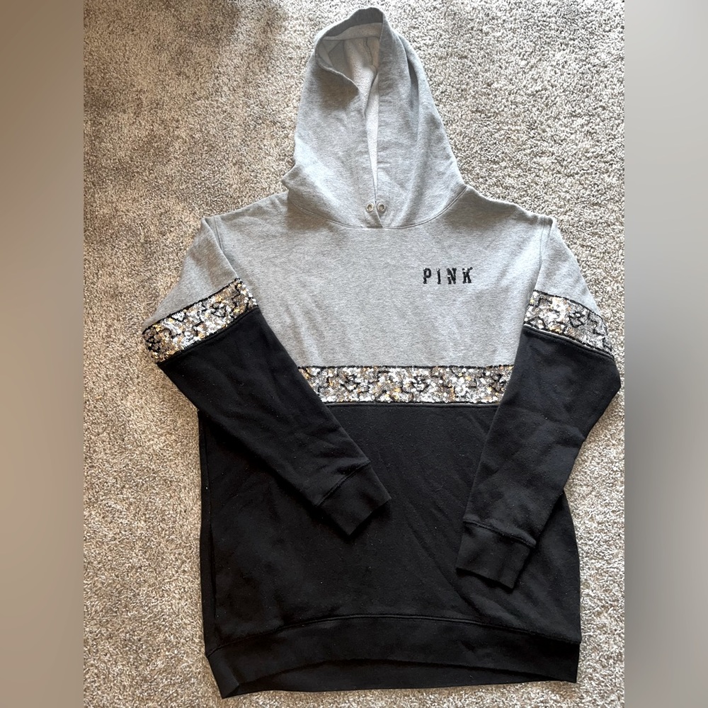 PINK Colorblock Sweatshirt Hoodie
